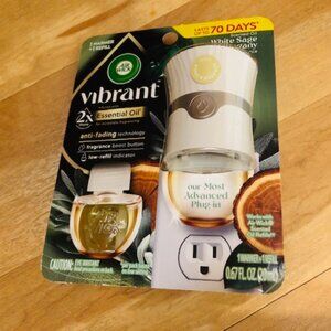 Air Wick Vibrant Starter Kit - White Sage & Mahogany